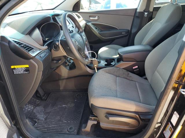 5NMZT3LB8HH037001 - 2017 HYUNDAI SANTA FE S BLACK photo 7