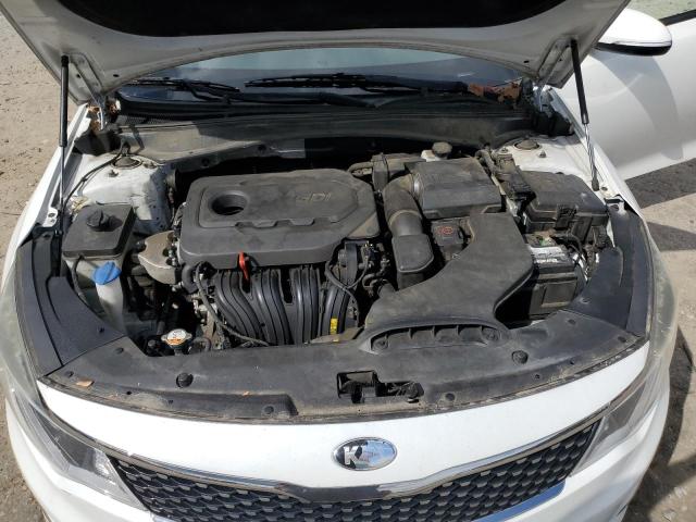 5XXGU4L34HG163714 - 2017 KIA OPTIMA EX WHITE photo 11