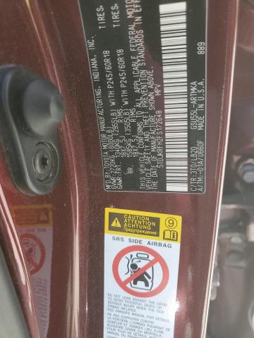 5TDJKRFH2FS172648 - 2015 TOYOTA HIGHLANDER XLE Rouge photo 14