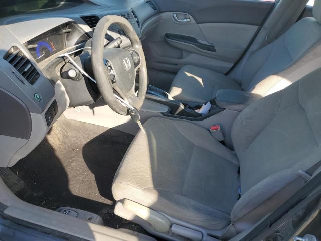19XFB2F58CE342441 - 2012 HONDA CIVIC LX GRAY photo 7