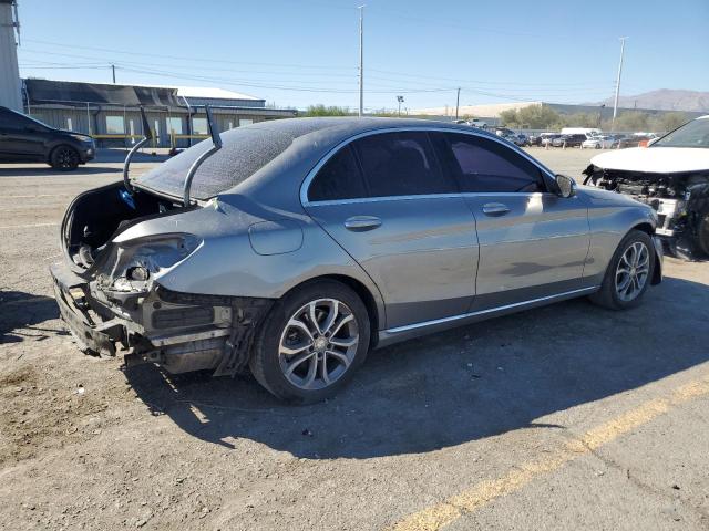 55SWF4KB4FU033980 - 2015 MERCEDES-BENZ C 300 4MATIC SILVER photo 3