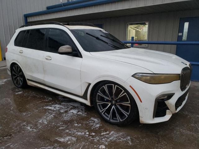5UXCX6C09LLE35837 - 2020 BMW X7 M50I WHITE photo 4