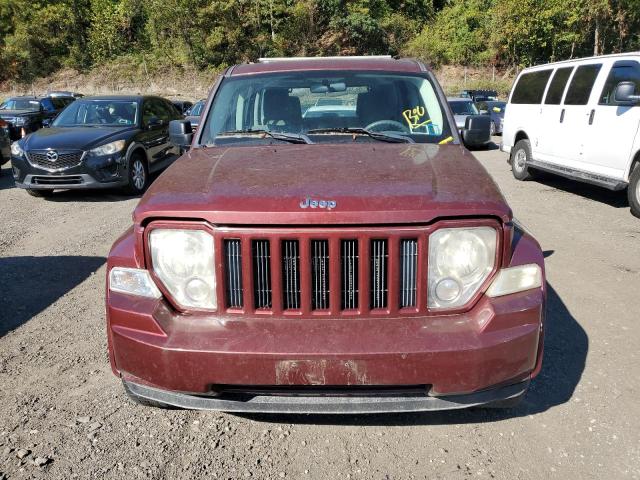 1J8GN28KX8W132721 - 2008 JEEP LIBERTY SPORT Марун фото 5