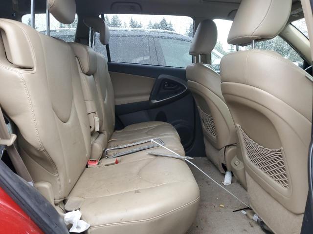 JTMDF4DV1A5017911 - 2010 TOYOTA RAV4 LIMITED أحمر صورة 11