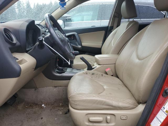 JTMDF4DV1A5017911 - 2010 TOYOTA RAV4 LIMITED أحمر صورة 7