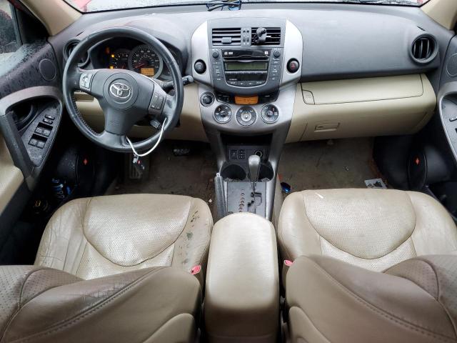 JTMDF4DV1A5017911 - 2010 TOYOTA RAV4 LIMITED أحمر صورة 8