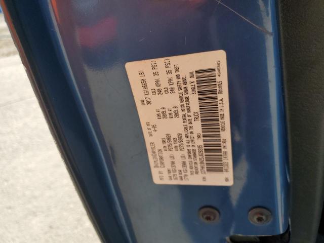 1D7HA18N25J628395 - 2005 DODGE RAM 1500 ST BLUE photo 12