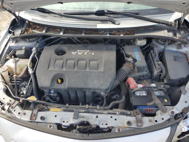 2T1BU4EE3AC297541 - 2010 TOYOTA COROLLA BASE فضي صورة 11