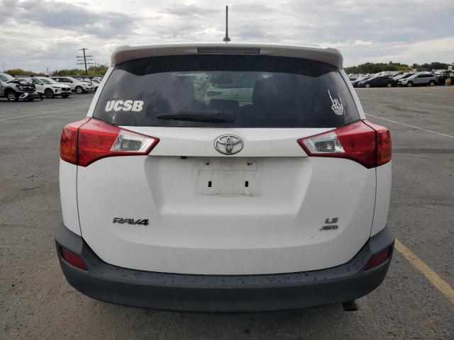 2T3BFREV3DW043247 - 2013 TOYOTA RAV4 LE Weiß Foto 6