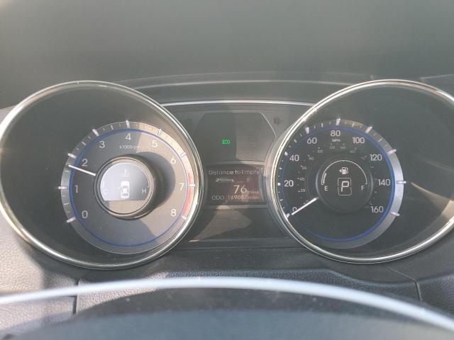 5NPEC4AB2DH665172 - 2013 HYUNDAI SONATA SE Weiß Foto 9