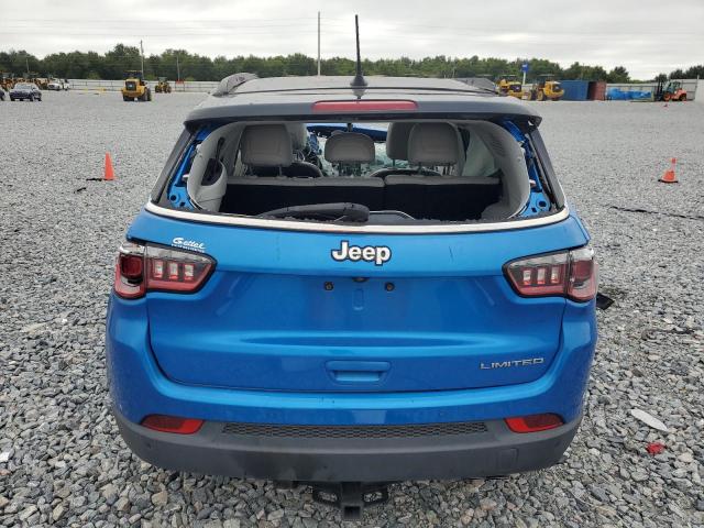 3C4NJCCB3JT124043 - 2018 JEEP COMPASS LIMITED BLUE photo 6