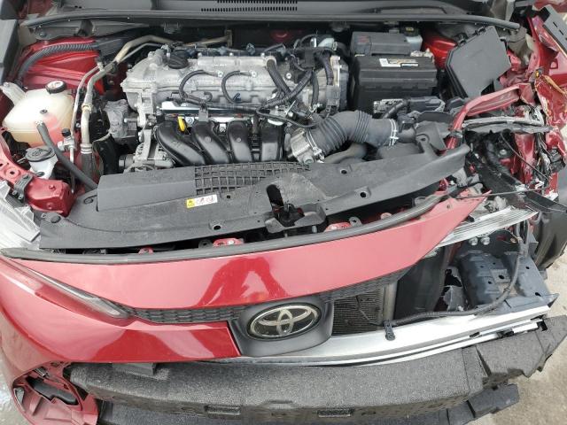 JTDEPMAE6NJ213989 - 2022 TOYOTA COROLLA LE 红色 照片 11