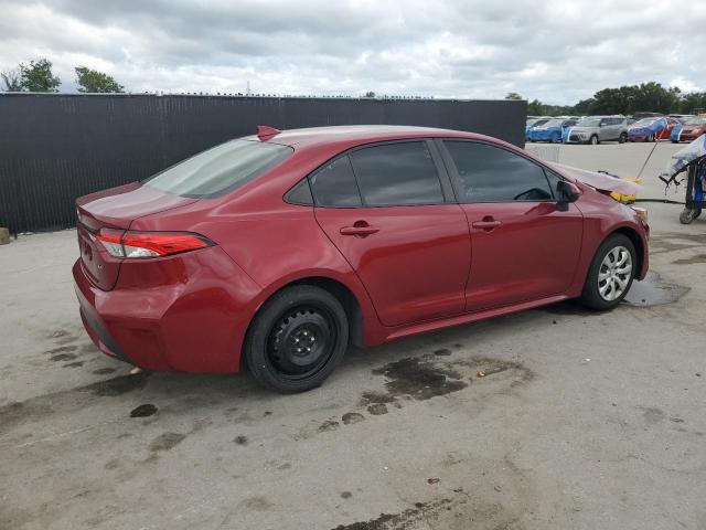 JTDEPMAE6NJ213989 - 2022 TOYOTA COROLLA LE 红色 照片 3