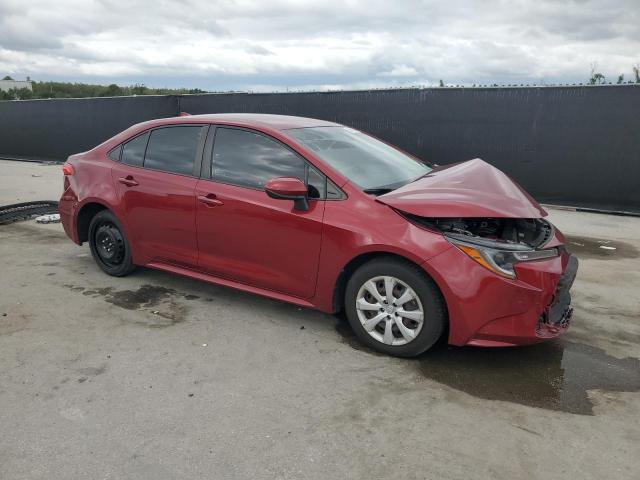 JTDEPMAE6NJ213989 - 2022 TOYOTA COROLLA LE 红色 照片 4