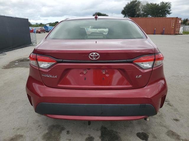 JTDEPMAE6NJ213989 - 2022 TOYOTA COROLLA LE 红色 照片 6