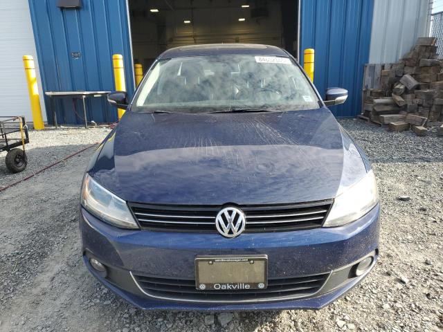 3VWLX7AJ7DM410545 - 2013 VOLKSWAGEN JETTA SEL BLUE photo 5