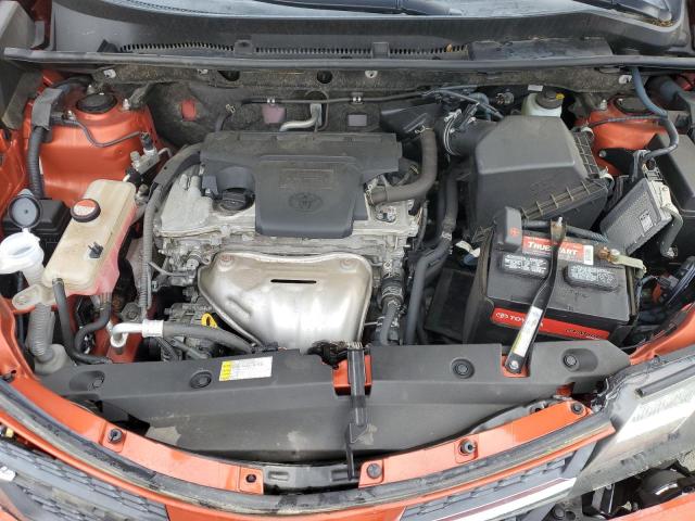 JTMRFREV3FD151978 - 2015 TOYOTA RAV4 XLE ORANGE photo 12