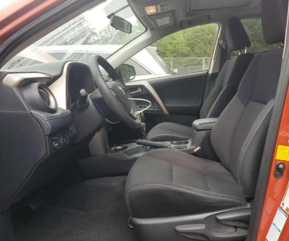 JTMRFREV3FD151978 - 2015 TOYOTA RAV4 XLE ORANGE photo 7