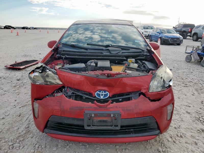 JTDKN3DU2D1726757 - 2013 TOYOTA PRIUS RED photo 5