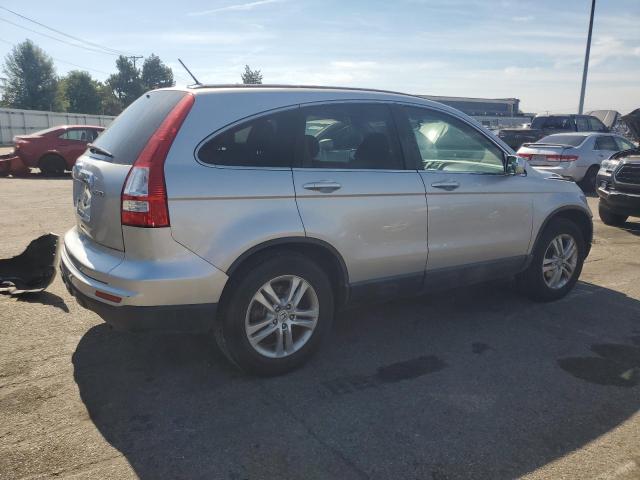 5J6RE4H72AL019175 - 2010 HONDA CR-V EXL SILVER photo 3