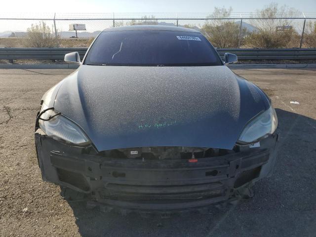 5YJSA1S16EFP33227 - 2014 TESLA MODEL S Grau Foto 5