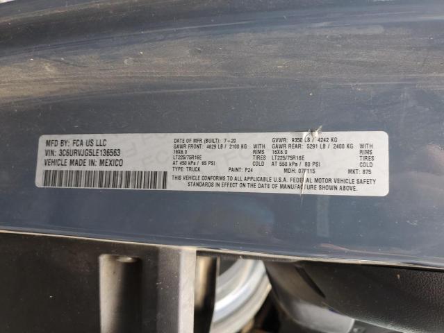 3C6URVJG5LE136563 - 2020 RAM PROMASTER 3500 HIGH Azul foto 13