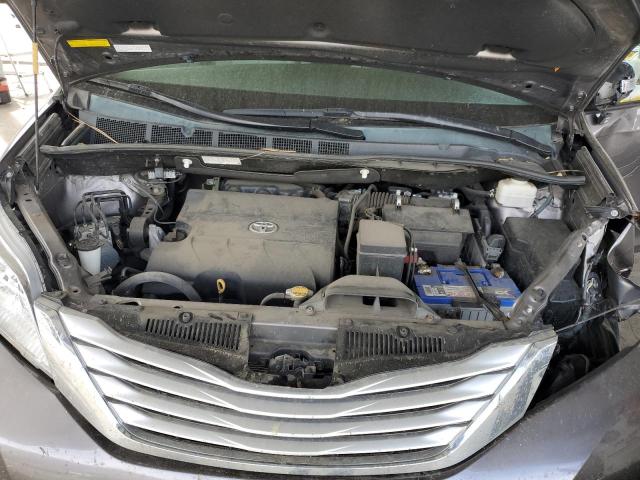 5TDDK3DC9ES075981 - 2014 TOYOTA SIENNA XLE GRAY photo 12