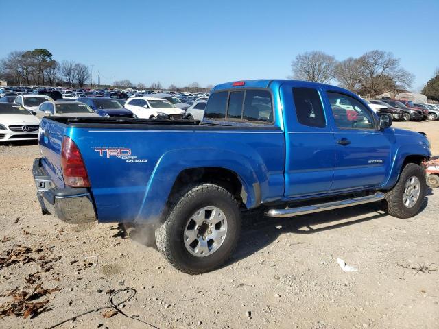 5TETU62N95Z125521 - 2005 TOYOTA TACOMA PRERUNNER ACCESS CAB BLUE photo 3