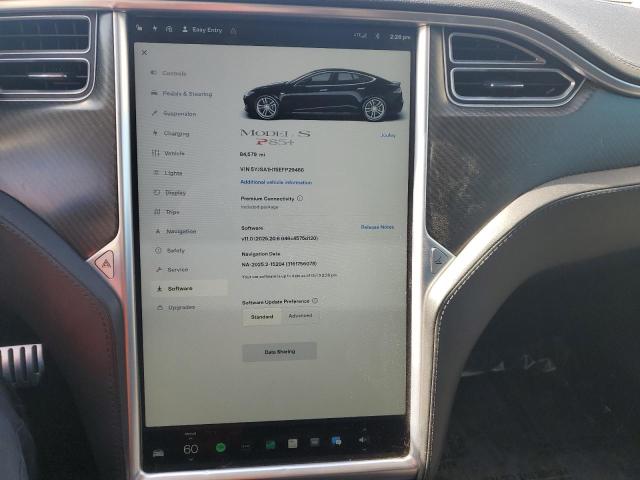 5YJSA1H15EFP29466 - 2014 TESLA MODEL S BLACK photo 9