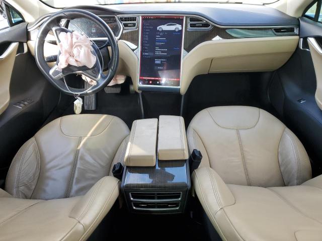 5YJSA1DN8DFP12278 - 2013 TESLA MODEL S WHITE photo 8