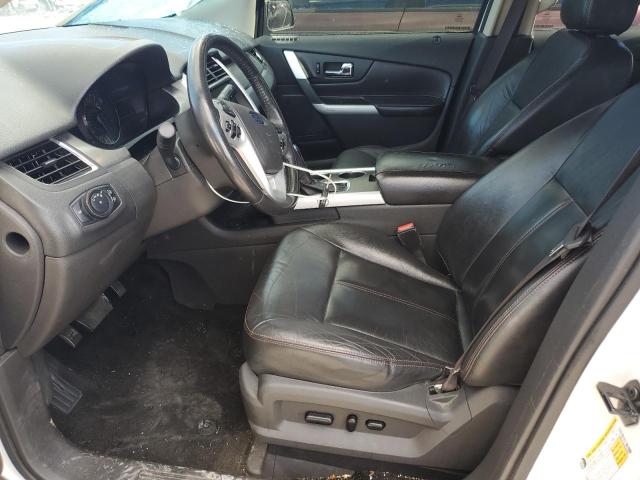 2FMDK3JC6DBA86081 - 2013 FORD EDGE SEL თეთრი ფოტო 7
