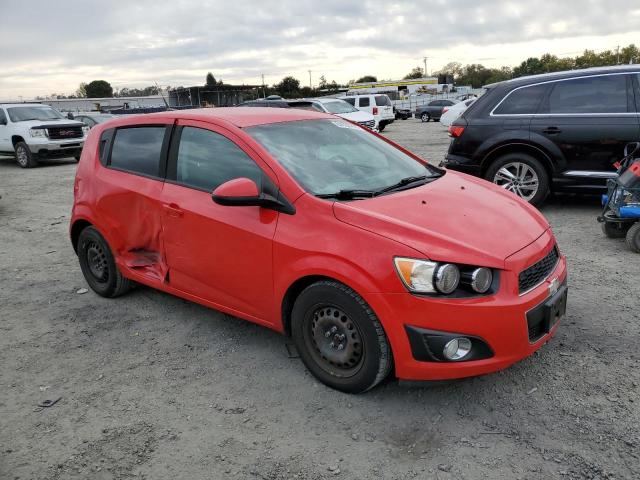 1G1JA6SG5E4125521 - 2014 CHEVROLET SONIC LS 红色 照片 4