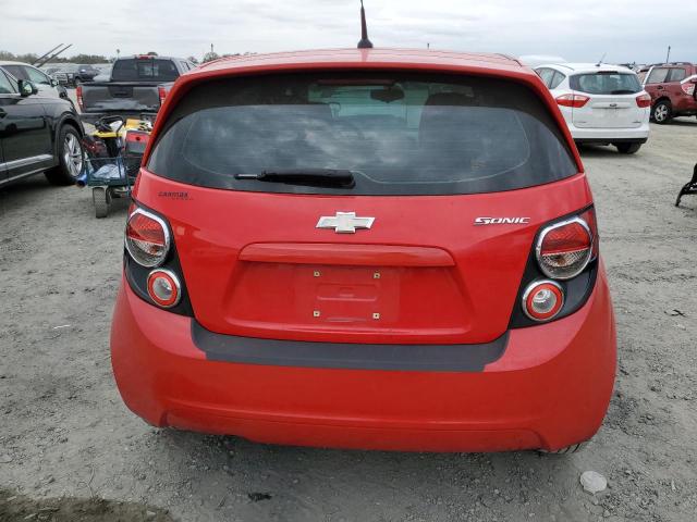 1G1JA6SG5E4125521 - 2014 CHEVROLET SONIC LS 红色 照片 6