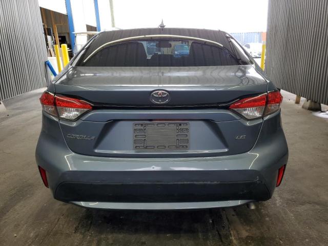 5YFEPMAE5NP297833 - 2022 TOYOTA COROLLA LE BLUE photo 6