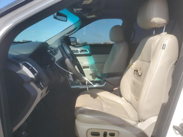 1FM5K7F80FGC58519 - 2015 FORD EXPLORER LIMITED WHITE photo 7