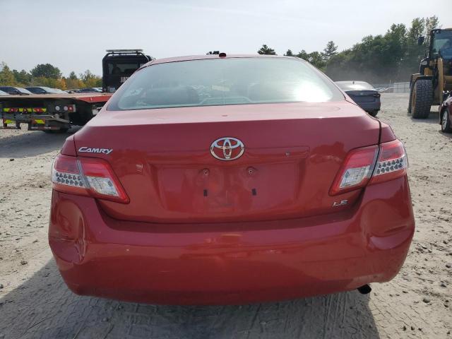 4T4BF3EK1BR209408 - 2011 TOYOTA CAMRY BASE RED photo 6