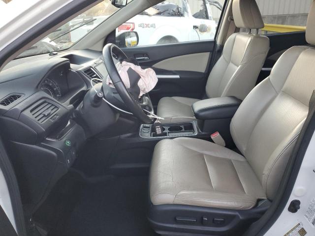 5J6RM4H76FL013972 - 2015 HONDA CR-V EXL WHITE photo 7