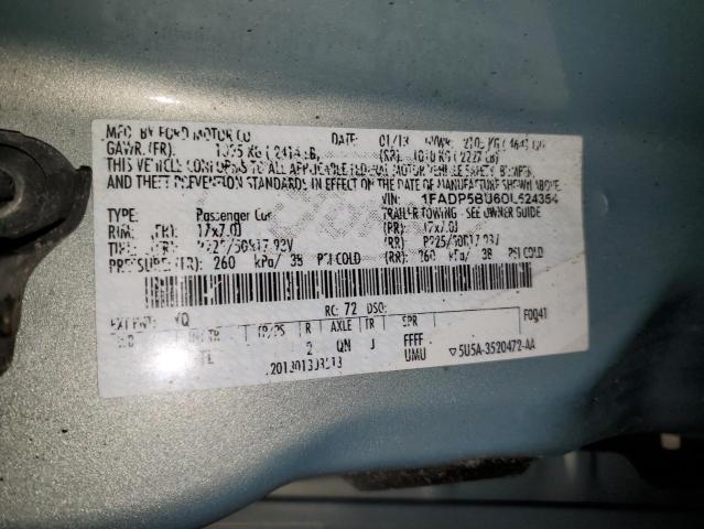 1FADP5BU6DL524354 - 2013 FORD C-MAX SEL TEAL photo 13