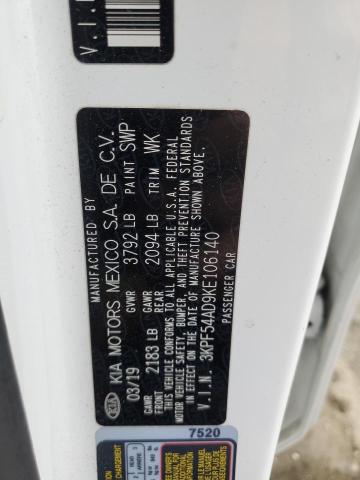 3KPF54AD9KE106140 - 2019 KIA FORTE EX Ağ foto 13