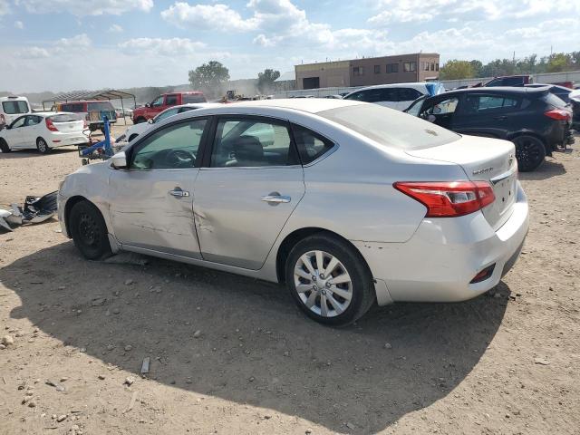 3N1AB7AP1HY324856 - 2017 NISSAN SENTRA S SILVER photo 2
