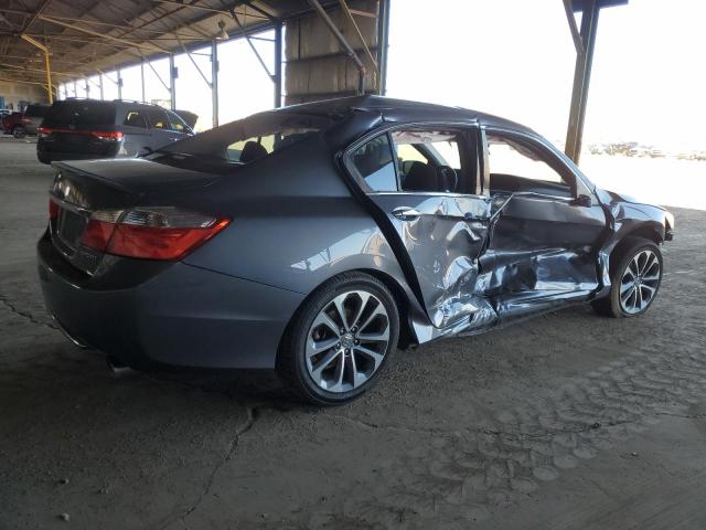 1HGCR2F59EA280327 - 2014 HONDA ACCORD SPORT GRAY photo 3