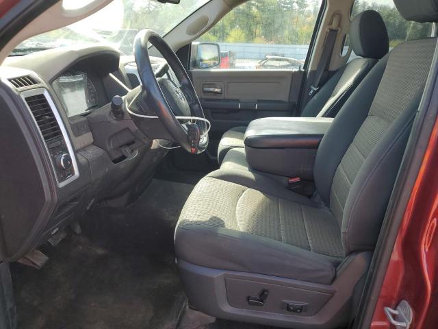 1C6RD7GP3CS303779 - 2012 DODGE RAM 1500 SLT Կարմիր լուսանկար 7