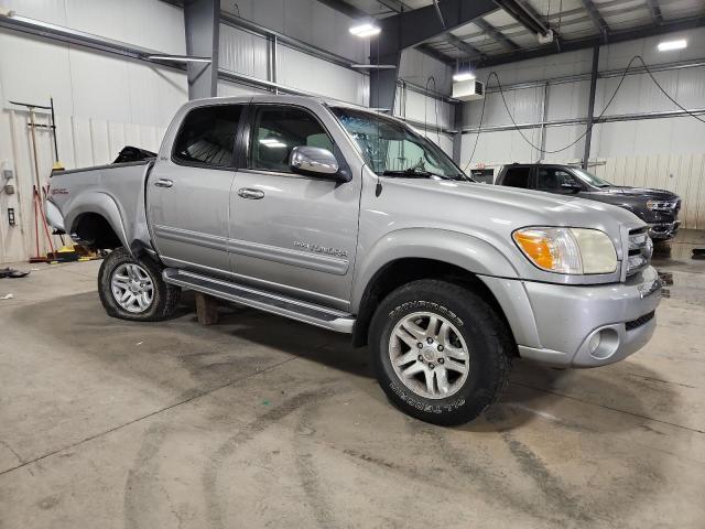5TBDT44105S496305 - 2005 TOYOTA TUNDRA DOUBLE CAB SR5 SILVER photo 4