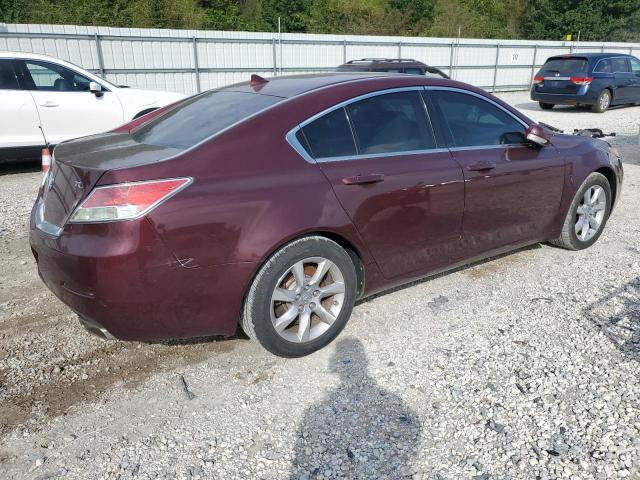 19UUA8F2XCA019533 - 2012 ACURA TL BURGUNDY photo 3