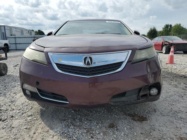 19UUA8F2XCA019533 - 2012 ACURA TL BURGUNDY photo 5
