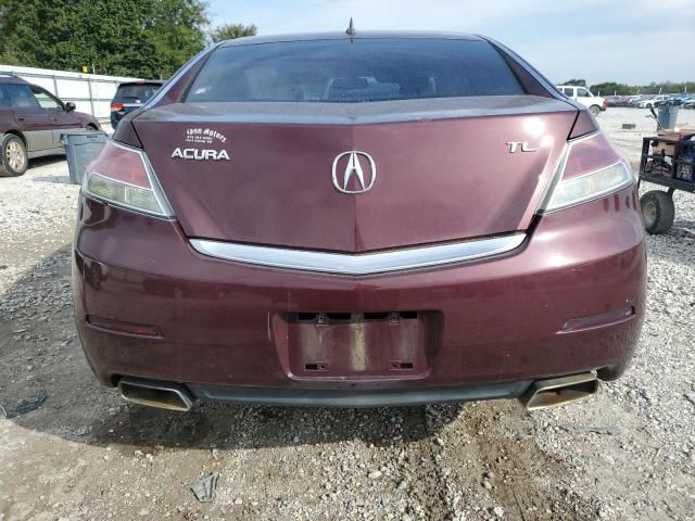19UUA8F2XCA019533 - 2012 ACURA TL BURGUNDY photo 6