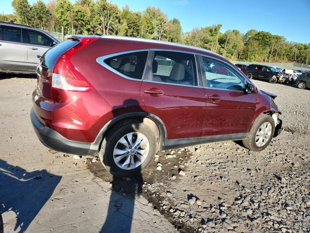 5J6RM4H79CL048694 - 2012 HONDA CR-V EXL MAROON photo 3