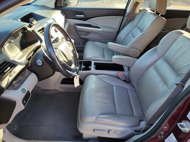 5J6RM4H79CL048694 - 2012 HONDA CR-V EXL MAROON photo 7