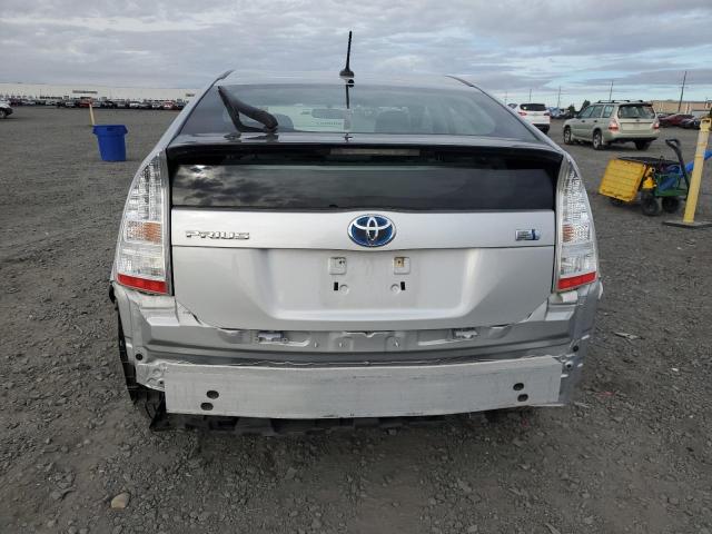 JTDKN3DU3B0262784 - 2011 TOYOTA PRIUS SILVER photo 6