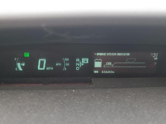 JTDKN3DU3B0262784 - 2011 TOYOTA PRIUS SILVER photo 9